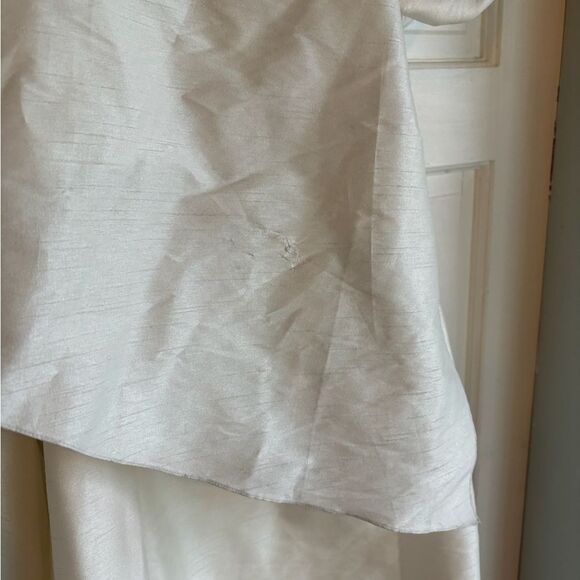 NWT Anthropologie Sachin & Babi Dova Puffed One-Shoulder Bow Wrap Mini Dress - Picture 7 of 8